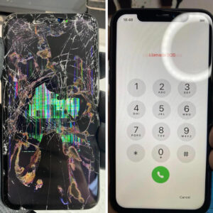 iPhone smashed screen replacement