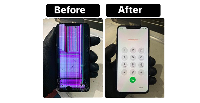 Back glass replacement