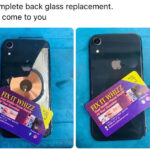 iPhone back glass repair